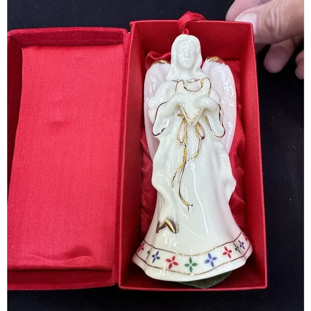 Formalities by Baum Bros Porcelain Angel Ornament MIB! -S1T